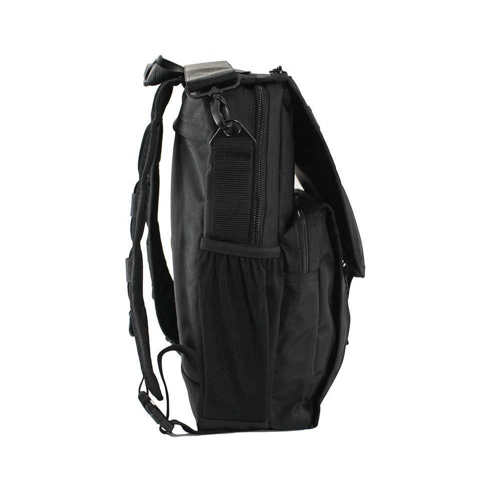 Mesh side pocket on Business Backpack.