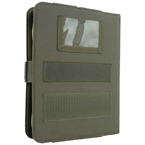 ID holder on back side with more VELCRO®.