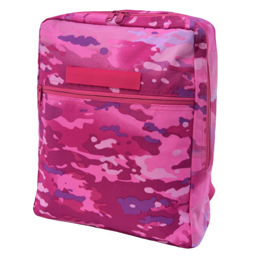 Large Children's Backpack in pink camo.