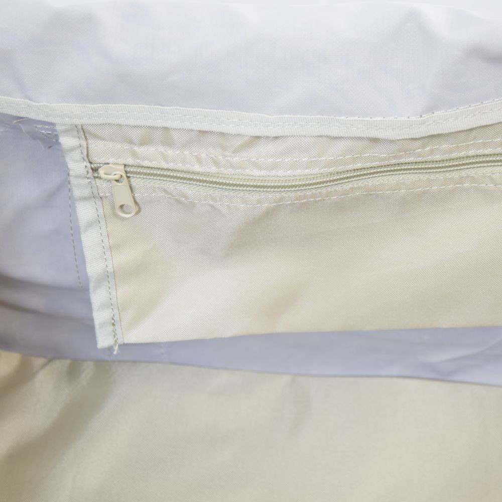 Interior zippered pocket for small items.