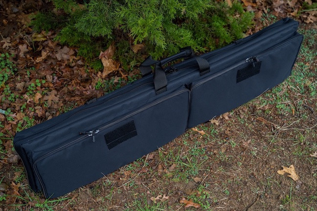 Black Single Rifle Case shown outdoors.
